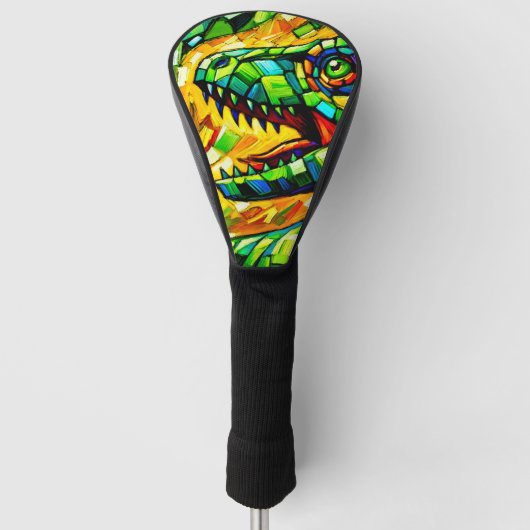 Dinosaur Art Golfheadcover (Voorkant)