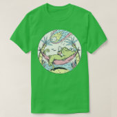 Dinosaur Asteroid Day T-shirt (Design voorkant)