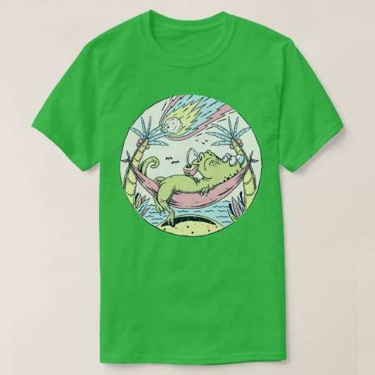 Dinosaur Asteroid Day T-shirt (Design voorkant)