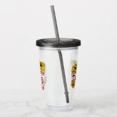 Dinosaur Attentie Signs Acryl Drinkbeker (Links)