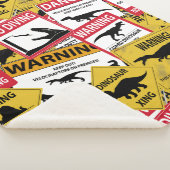 Dinosaur Attentie Signs Sherpa Deken (3/4)
