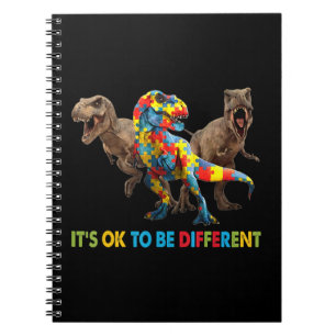 Dinosaur Autism Awareness Design beschikt over een Notitieboek