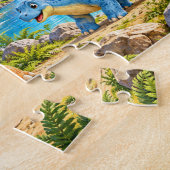Dinosaur Avontuur Legpuzzel (Zijkant)