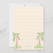 Dinosaur Babies-Baby shower Kaart (Achterkant)