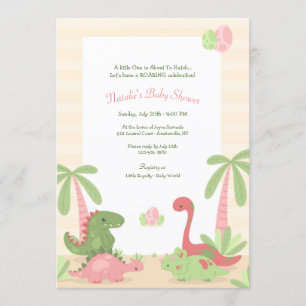 Dinosaur Babies Baby shower Kaart