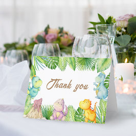 Dinosaur Baby Bedankkaart