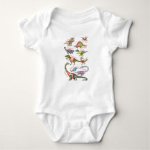 Dinosaur baby bodysuit