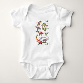 Dinosaur baby bodysuit