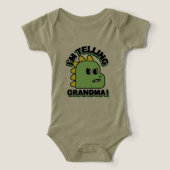 Dinosaur Baby Bodysuit (Design voorkant)