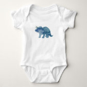 Dinosaur Baby Bodysuit Triceratops (Voorkant)