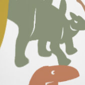 Dinosaur Baby Boy Nursery Peel & Stick Verwijderba Behang (Zoom)