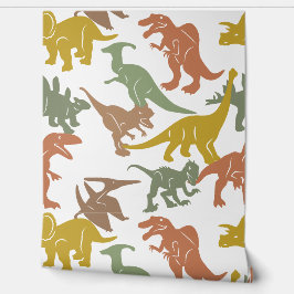 Dinosaur Baby Boy Nursery Peel & Stick Verwijderba Behang