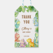Dinosaur Baby Cadeaulabel (Voorkant)