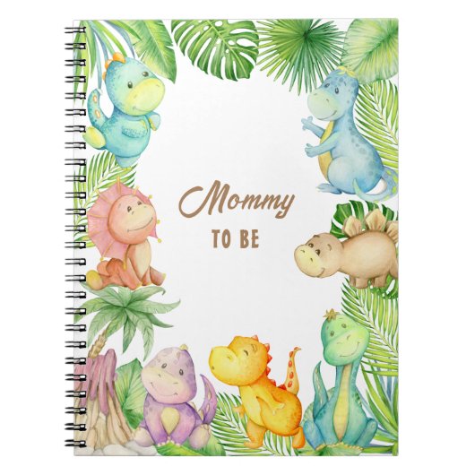 Dinosaur Baby Notitieboek (Voorkant)