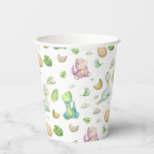 Dinosaur Baby Papieren Bekers (Achterkant)