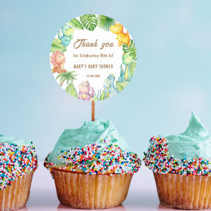 Dinosaur Baby Ronde Sticker