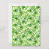 Dinosaur Baby shower Bedankkaart (Achterkant)