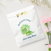 Dinosaur Baby shower Bedankzakje (Gezegeld)