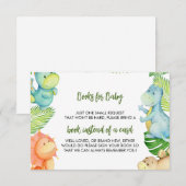 Dinosaur Baby shower Books for Baby (Voorkant / Achterkant)