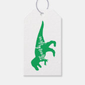Dinosaur Baby shower Cadeaulabel (Voorkant)