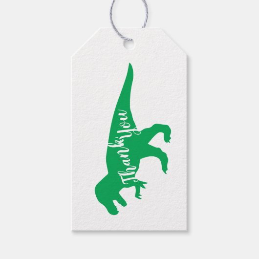Dinosaur Baby shower Cadeaulabel (Voorkant)