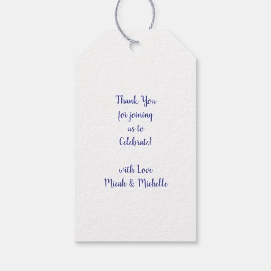 Dinosaur Baby shower Cadeaulabel (Achterkant)