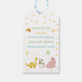 Dinosaur Baby shower Cadeaulabel