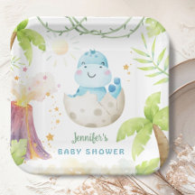 Dinosaur Baby Shower Cute Dino Boy