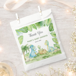 Dinosaur Baby shower Dank u Bedankzakje