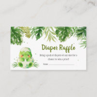 Dinosaur Baby shower Diaper Raffle