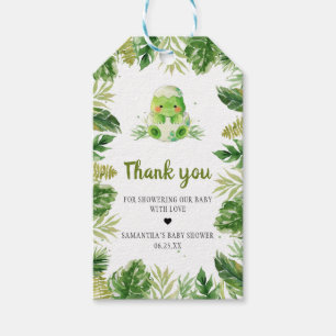 Dinosaur Baby shower Favor Tags Cadeaulabel