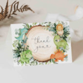 Dinosaur Baby shower Hartelijk dank Bedankkaart