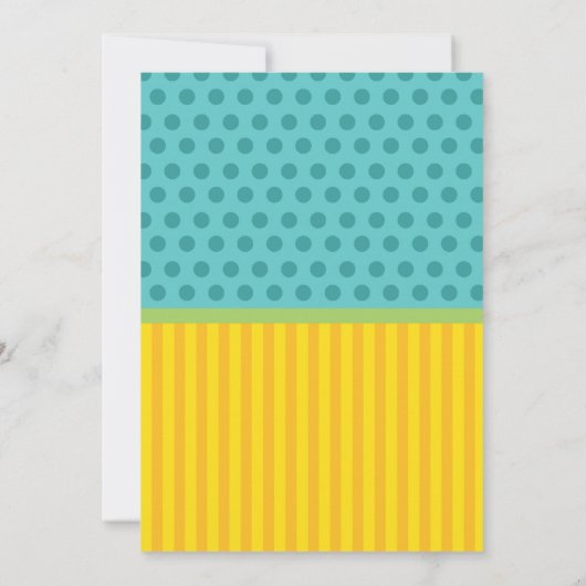 Dinosaur Baby shower Invitation - Boy Kaart (Achterkant)