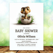Dinosaur Baby Shower Invitation Kaart