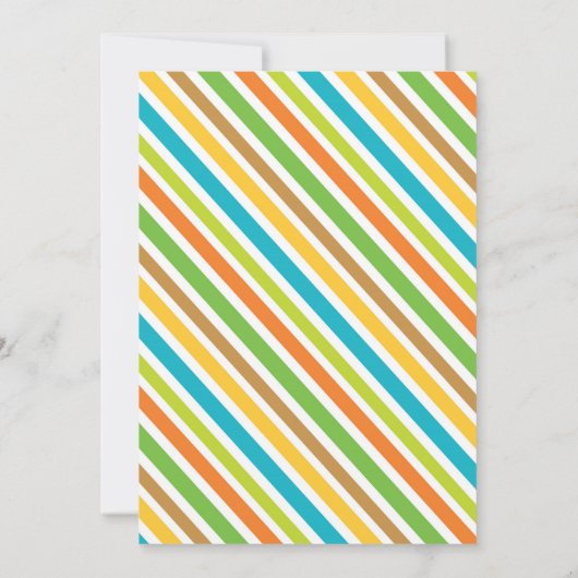 Dinosaur baby shower nodigt BOY uit Kaart (Achterkant)