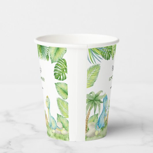 Dinosaur Baby shower Papieren Bekers (Rechts)