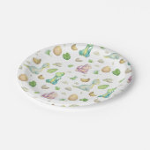 Dinosaur Baby shower Papieren Bordje (Gekanteld)