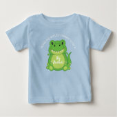Dinosaur Baby shower T-Rex (Voorkant)