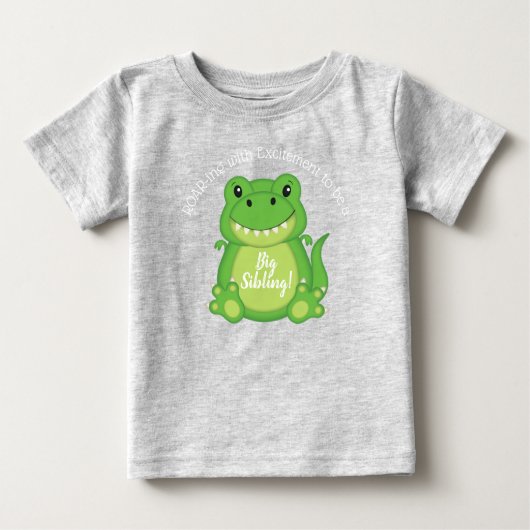 Dinosaur Baby shower T-Rex (Voorkant)