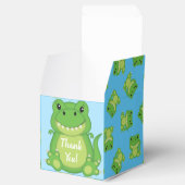 Dinosaur Baby shower T-Rex Bedankdoosjes (Geopend)