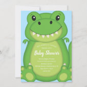 Dinosaur Baby shower T-Rex Kaart (Voorkant)
