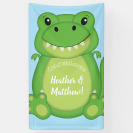 Dinosaur Baby shower T-Rex Spandoek