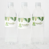 Dinosaur Baby shower Waterfles Etiket (Flessen)