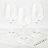 Dinosaur Baby shower Wijnglaslabel (Set)