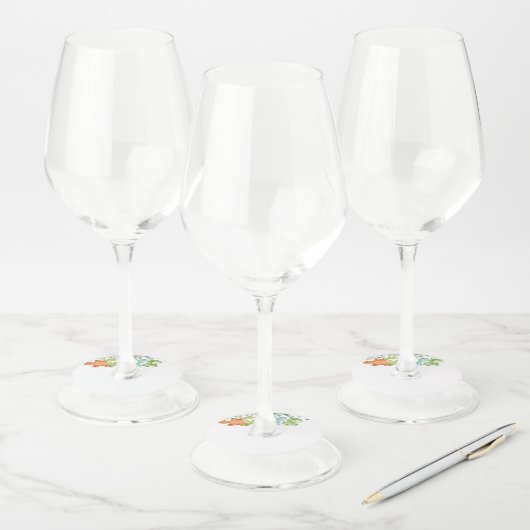 Dinosaur Baby shower Wijnglaslabel (Set)