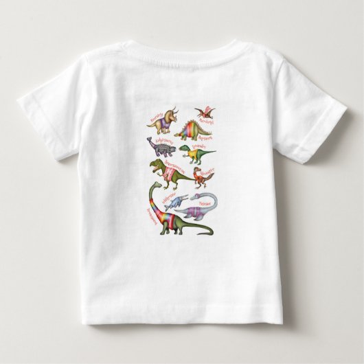 Dinosaur baby T-shirt (Achterkant)