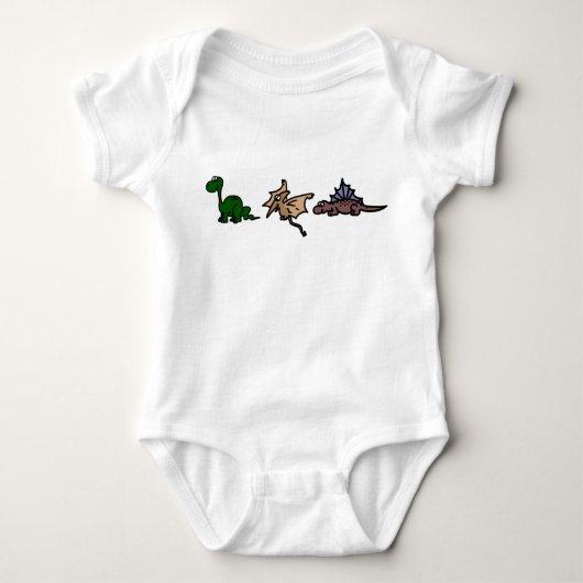 Dinosaur baby's romper (Voorkant)
