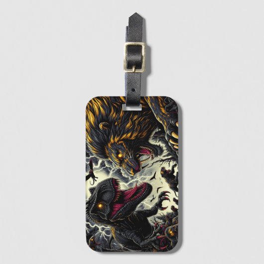 Dinosaur Bagagelabel (Voorkant (verticaal))