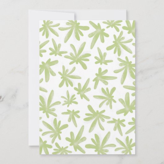 Dinosaur Balloon Kind - Uitnodiging om dag (Achterkant)