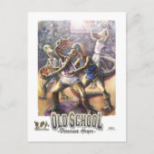 Dinosaur Basketball Briefkaart (Voorkant)